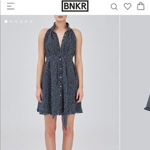 NWT Keepsake the Label Countless Midi Dress Midnight Spot Size Small